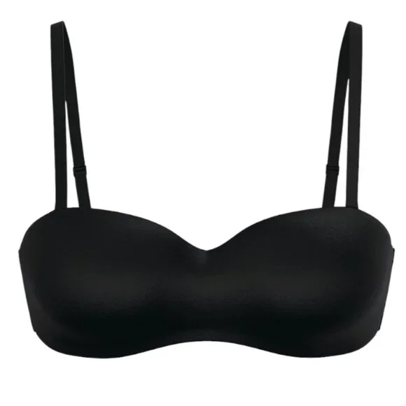 Victoria's Secret Body by Victoria Lightly Lined Smooth Black Bra 42C NWT - Picture 3 of 4